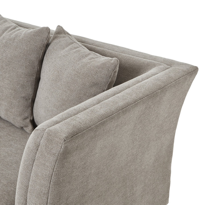 Hill Interiors Vesper 3-Seater Cushion Back Sofa – Taupe