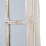 Hill Interiors Large Washed Wood Framed Window Mirror