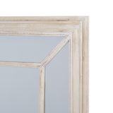 Hill Interiors Large Washed Wood Framed Window Mirror – Large