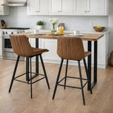 Hill Interiors Malmo Swivel Bar Stool – Tan