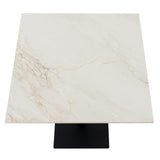 Hill Interiors Romanby Stone Square Dining Table