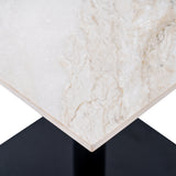 Hill Interiors Romanby Stone Square Dining Table – Large
