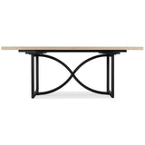 Hooker Furnishings Tranquillity Rectangular Extending Dining Table with Metal Base