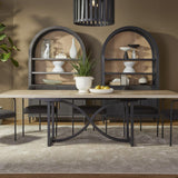 Hooker Furnishings Tranquillity Rectangular Extending Dining Table with Metal Base