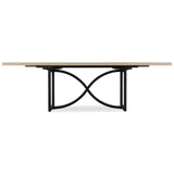 Hooker Furnishings Tranquillity Rectangular Extending Dining Table with Metal Base