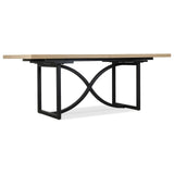 Hooker Furnishings Tranquillity Rectangular Extending Dining Table with Metal Base