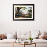 Horse and Groom by George Stubbs – Oxford Slim Framed Print