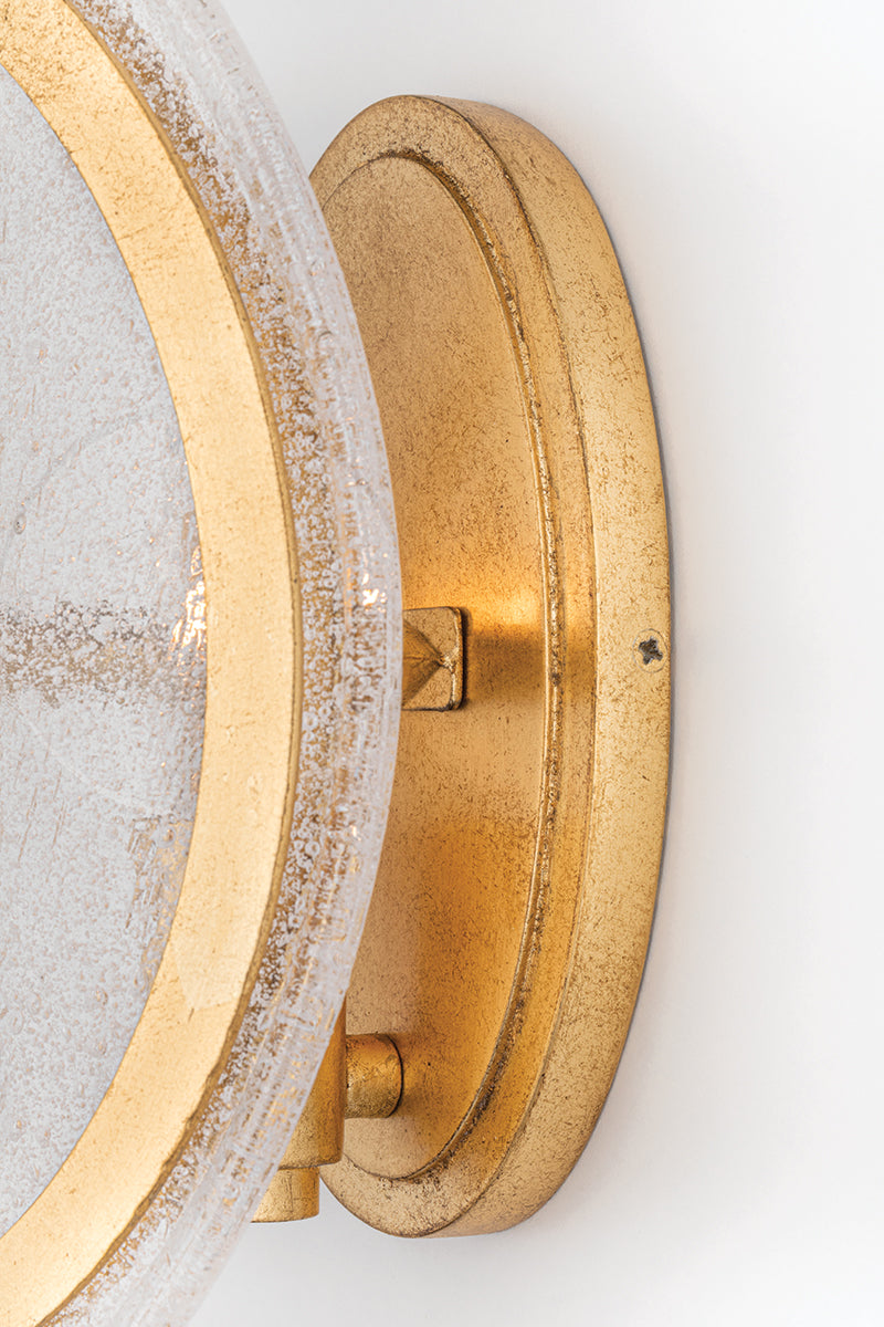 Hudson Valley Lighting Danes Wall Sconce – Vintage Gold Leaf