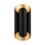 Hudson Valley Lighting Banks Wall Sconce – Gold Leaf and Black