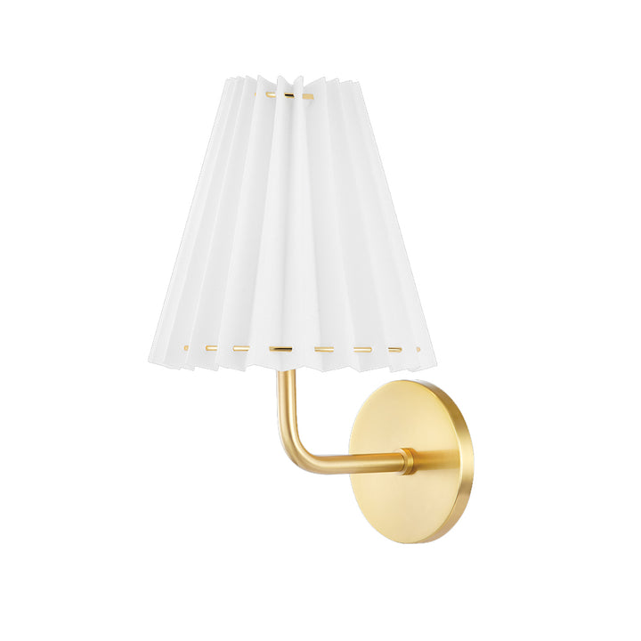 Hudson Valley Lighting Demi Curved Wall Sconce – Aged Brass