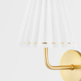 Hudson Valley Lighting Demi Curved Wall Sconce – Aged Brass
