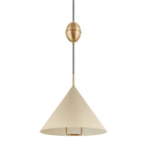 Hudson Valley Lighting Fontana Pendant Light – Patina Brass