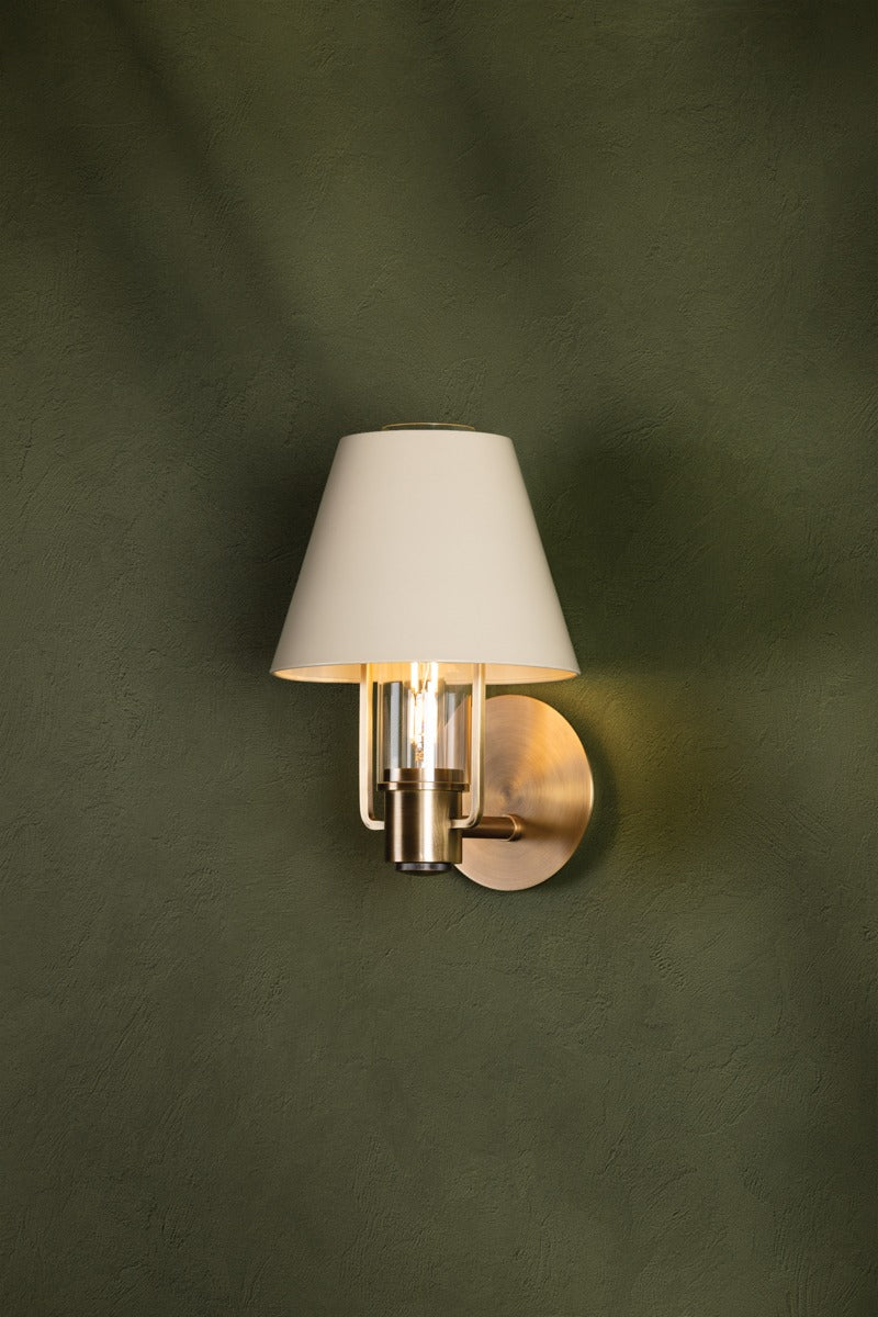 Hudson Valley Lighting Kindle Wall Light – Patina Brass