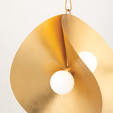 Hudson Valley Lighting Peony Pendant Light – Gold Leaf