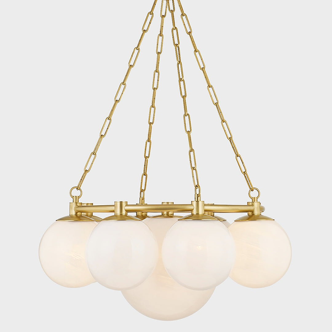 Hudson Valley Lighting Thornwood Chandelier – Aged Brass