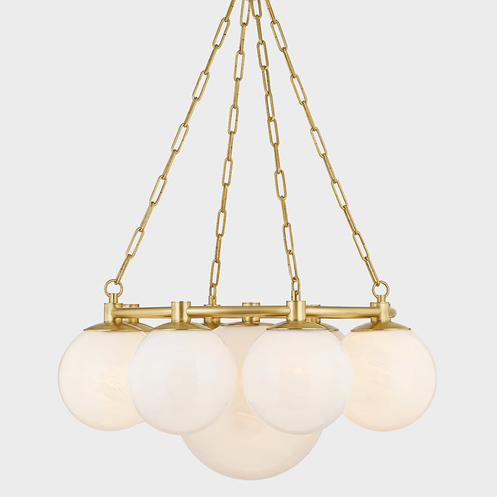 Hudson Valley Lighting Thornwood Chandelier – Aged Brass