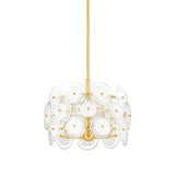 Hudson Valley Lighting Zoella 3 Light Pendant – Aged Brass