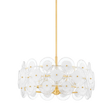 Hudson Valley Lighting Zoella 5 Light Pendant – Aged Brass