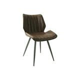 Humphrey Dining Chair – Chestnut PU Leather – Set of 2
