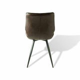 Humphrey Dining Chair – Chestnut PU Leather – Set of 2