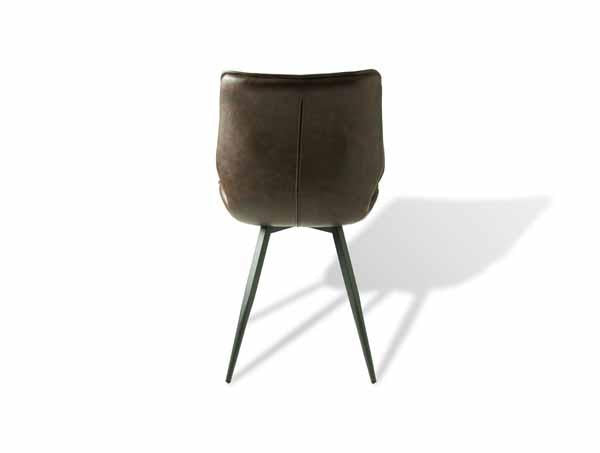 Humphrey Dining Chair – Chestnut PU Leather – Set of 2