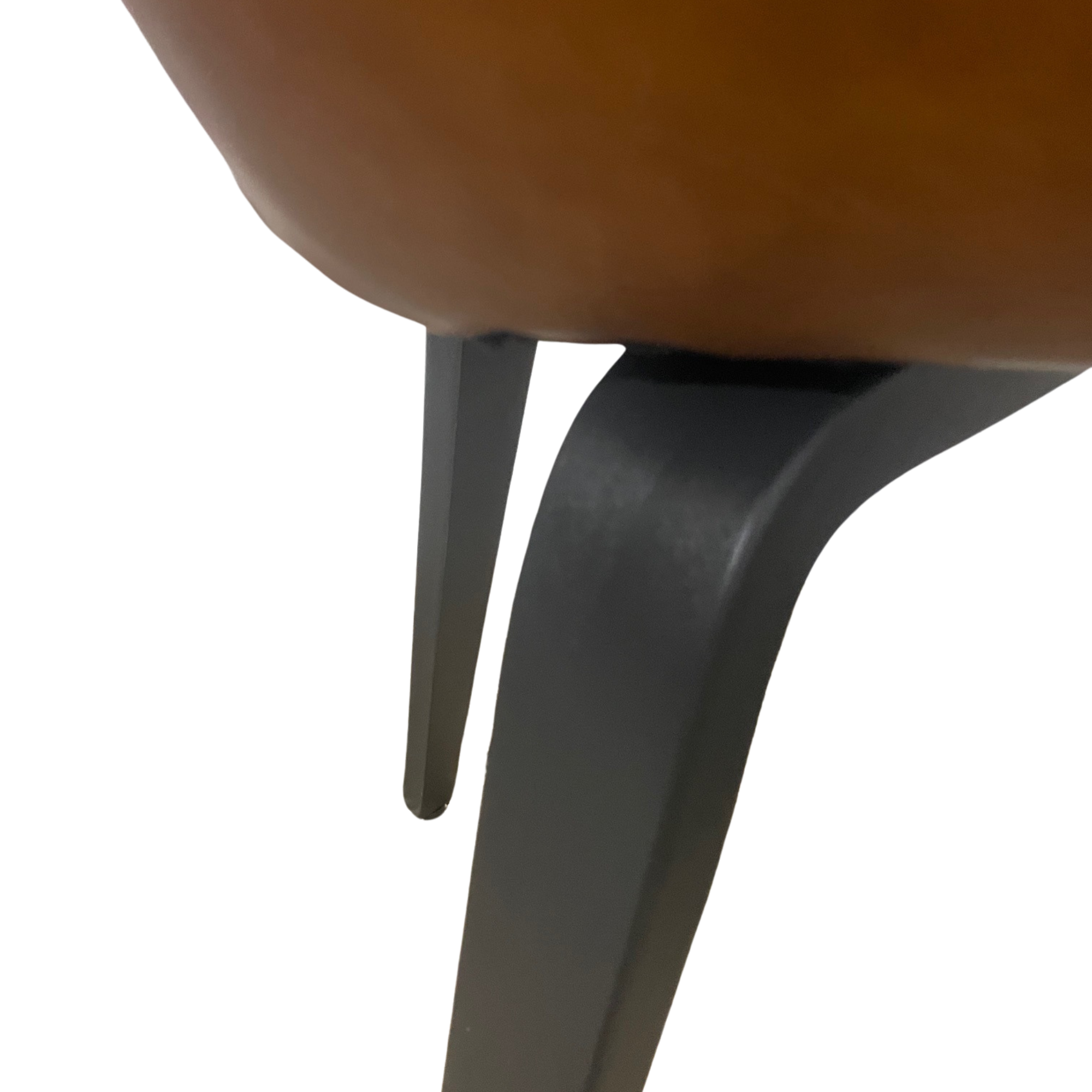 Humphrey Dining Chair – Tan PU Leather – Wooden Legs – Set of 2