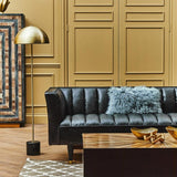 Huxley Leather 3 Seater Sofa – Ebony Leather