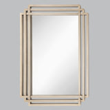 Livingsley Iris Mirror – Champagne Silver
