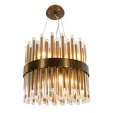 RV Astley Colmar Pendant Light – Antique Brass – 40cm