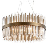 RV Astley Colmar Chandelier – Antique Brass – 80cm