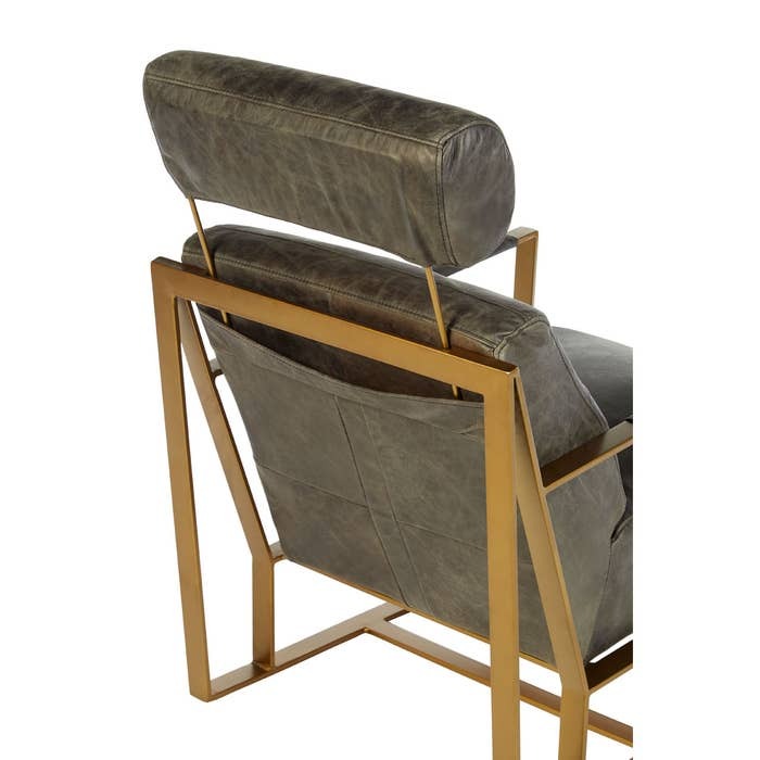 Jamison Lounge Chair – Ebony Leather