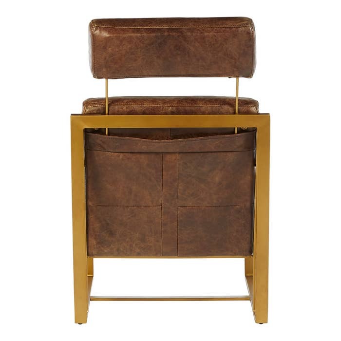 Jamison Lounge Chair – Brown Leather
