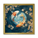 Japanese Koi Carp Dawn - Gold Hurstwood Square Frame
