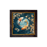 Japanese Koi Carp Dawn - Oxford Square Frame