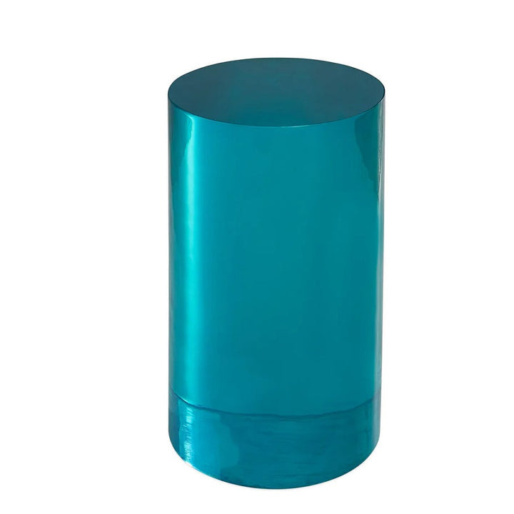 Jonathan Adler Acrylic Cylinder Table – Turquoise