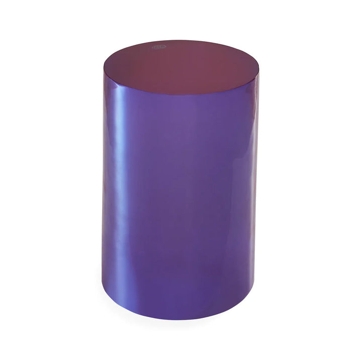 Jonathan Adler Acrylic Cylinder Table – Purple