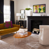 Jonathan Adler Bond Oval Coffee Table