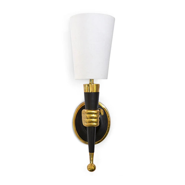 Jonathan Adler Brass Hand Sconce – Left Facing