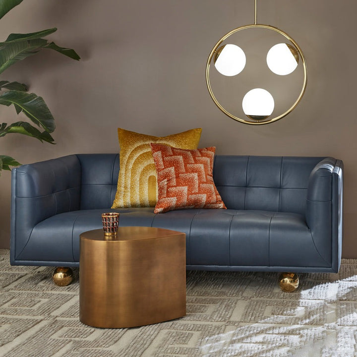 Jonathan Adler Brass Teardrop Coffee Table