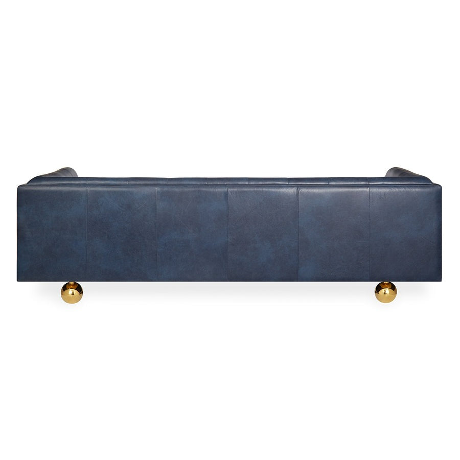 Jonathan Adler Claridge Sofa –  Brogue Navy Leather