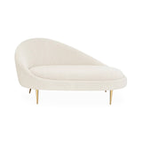 Jonathan Adler Ether Chaise in Olympus Oatmeal Boucle – Right Facing