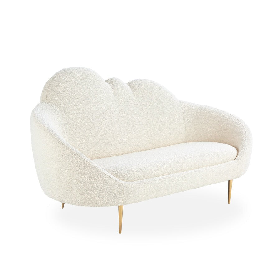 Jonathan Adler Ether Cloud Settee – Olympus Oatmeal Boucle