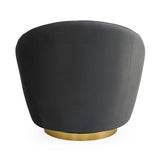 Jonathan Adler Ether Swivel Chair – Bergamo Charcoal