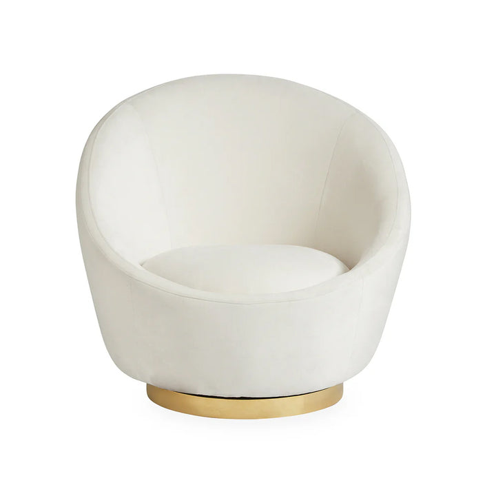 Jonathan Adler Ether Swivel Chair – Bergamo Snow