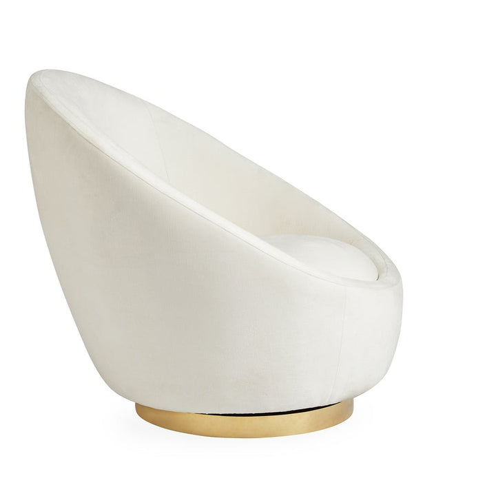 Jonathan Adler Ether Swivel Chair – Bergamo Snow