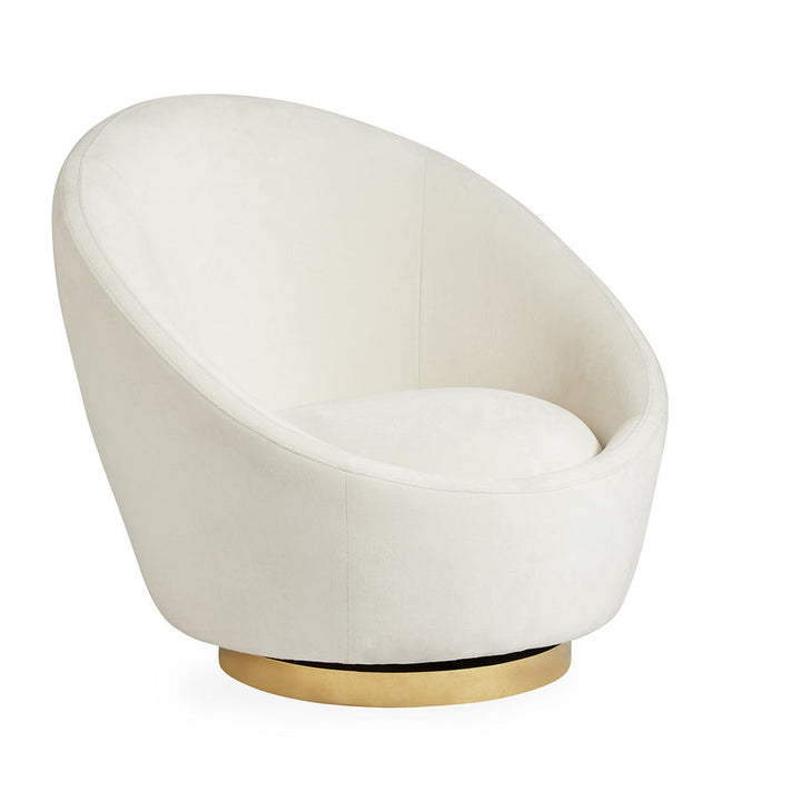 Jonathan Adler Ether Swivel Chair – Bergamo Snow