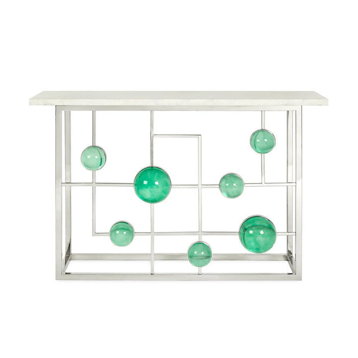 Jonathan Adler Globo Fretwork Console Table