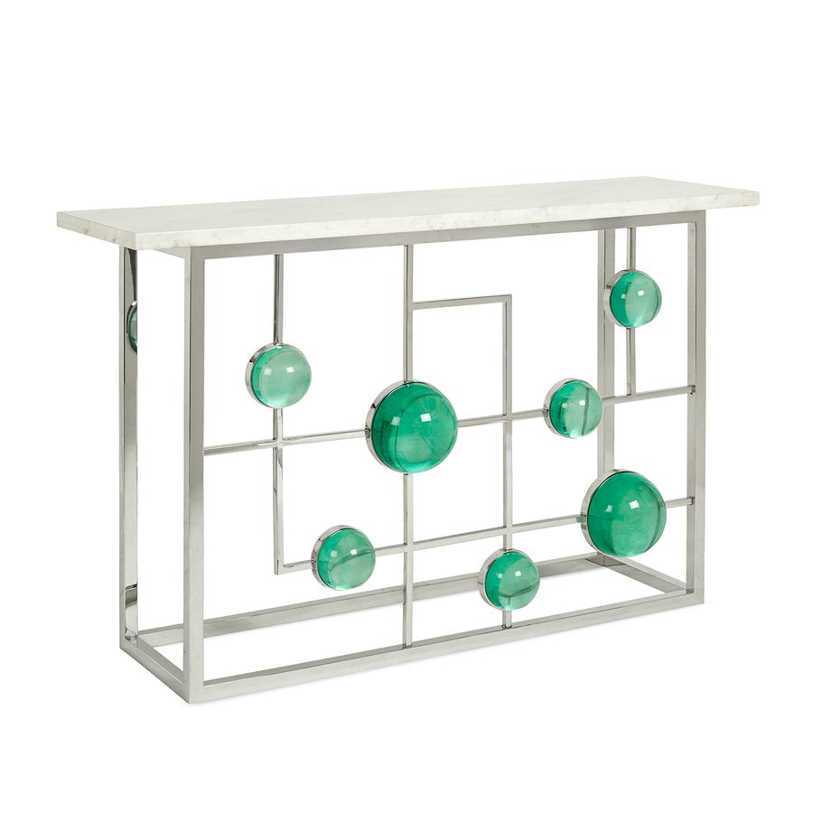 Jonathan Adler Globo Fretwork Console Table