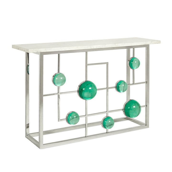 Jonathan Adler Globo Fretwork Console Table