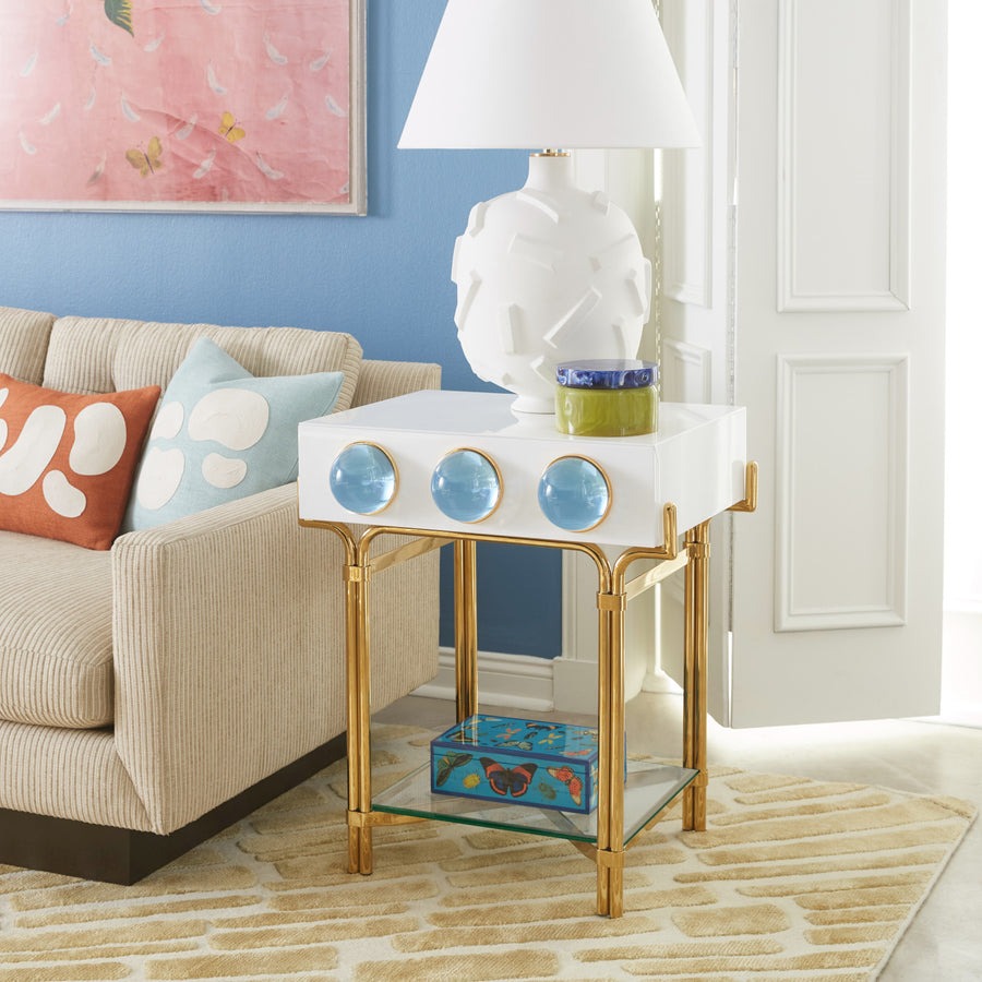 Jonathan Adler Globo Side Table – Blue